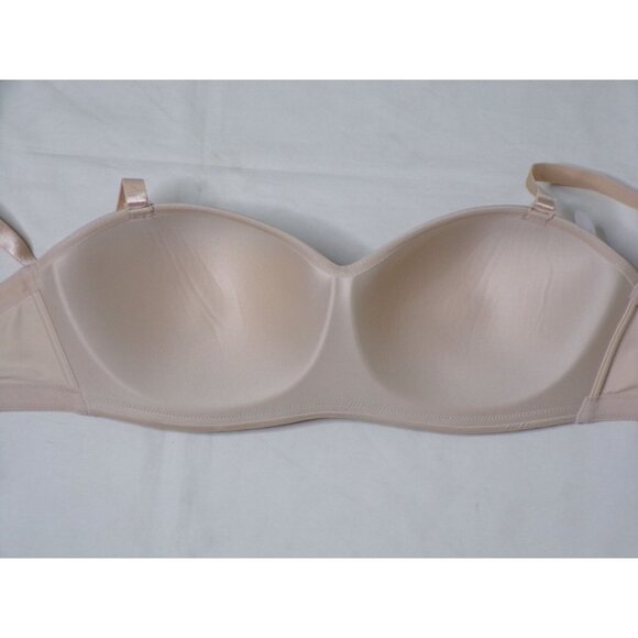 🆕WACOAL Staying Power Wireless Strapless Convertible Bra 34DDD Beige #854372 - Picture 11 of 12